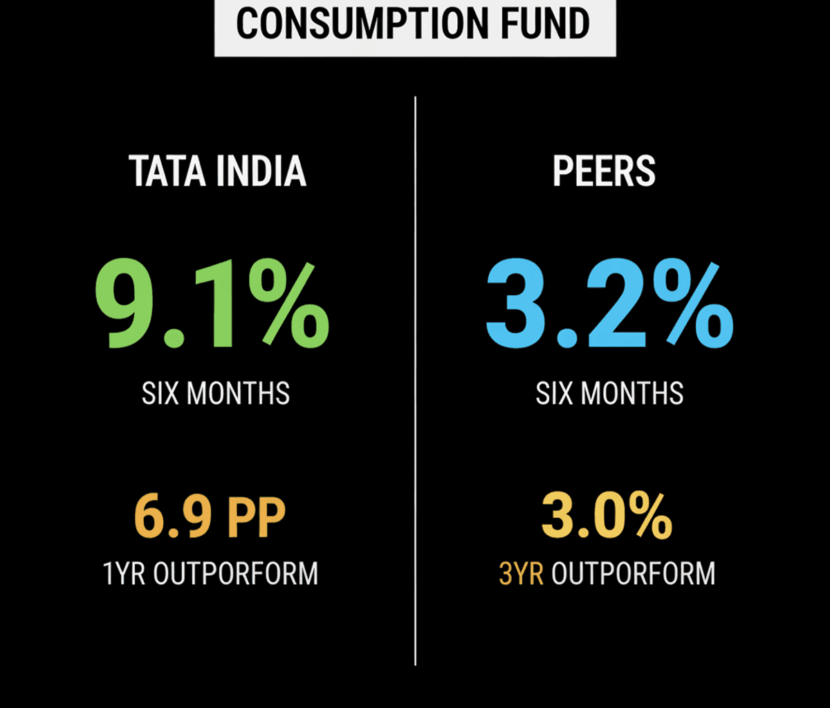 Tata India Consumer Fund Tops Category with 9.1% Six-Month Return