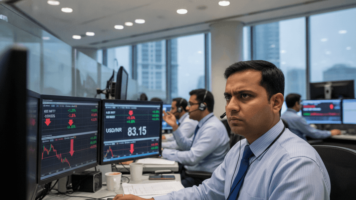 Indian Rupee Edges Up to 96.49 Amid Oil Price Surge