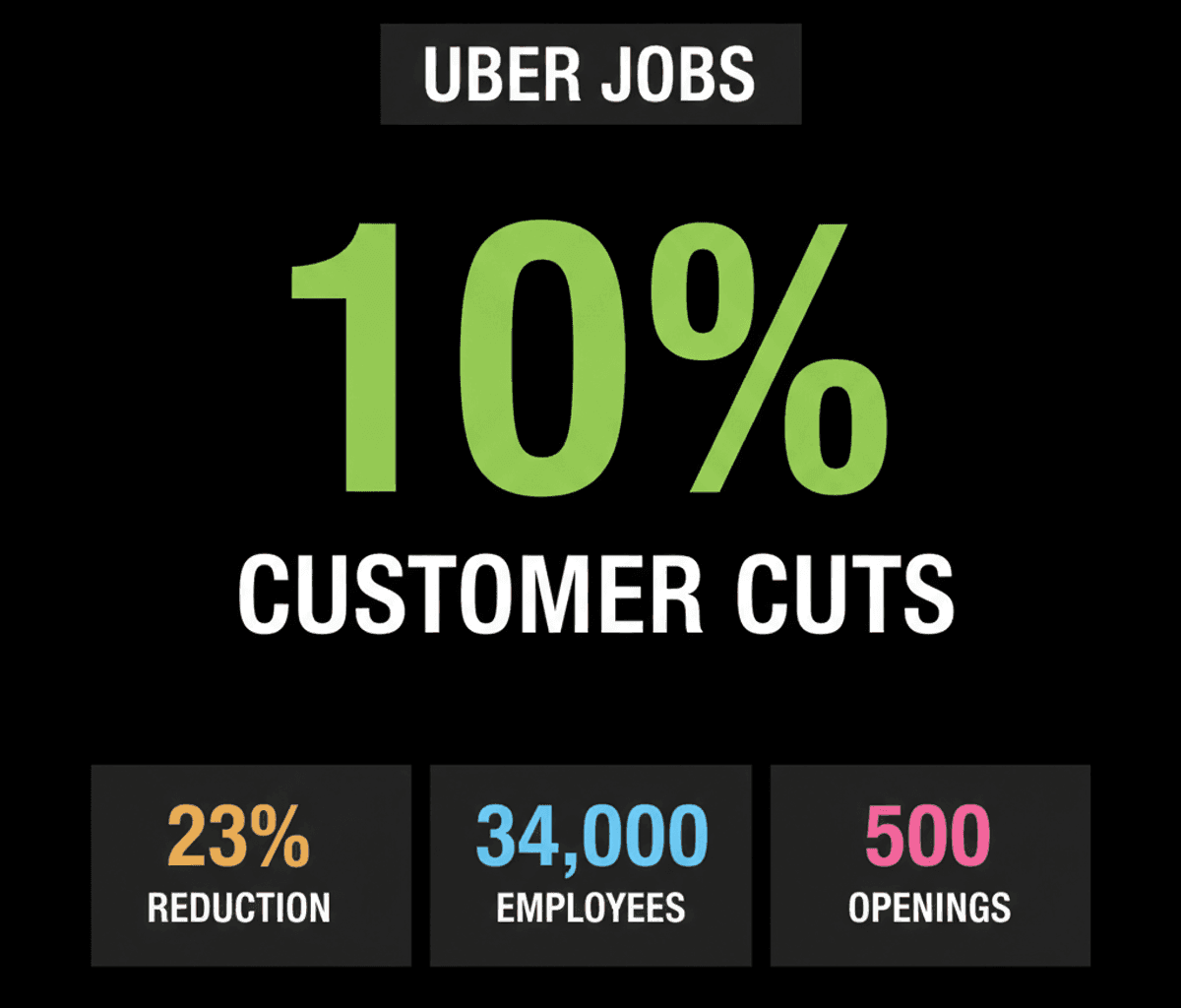 Uber AI Integration Leads to 10% Customer Service Job Cuts