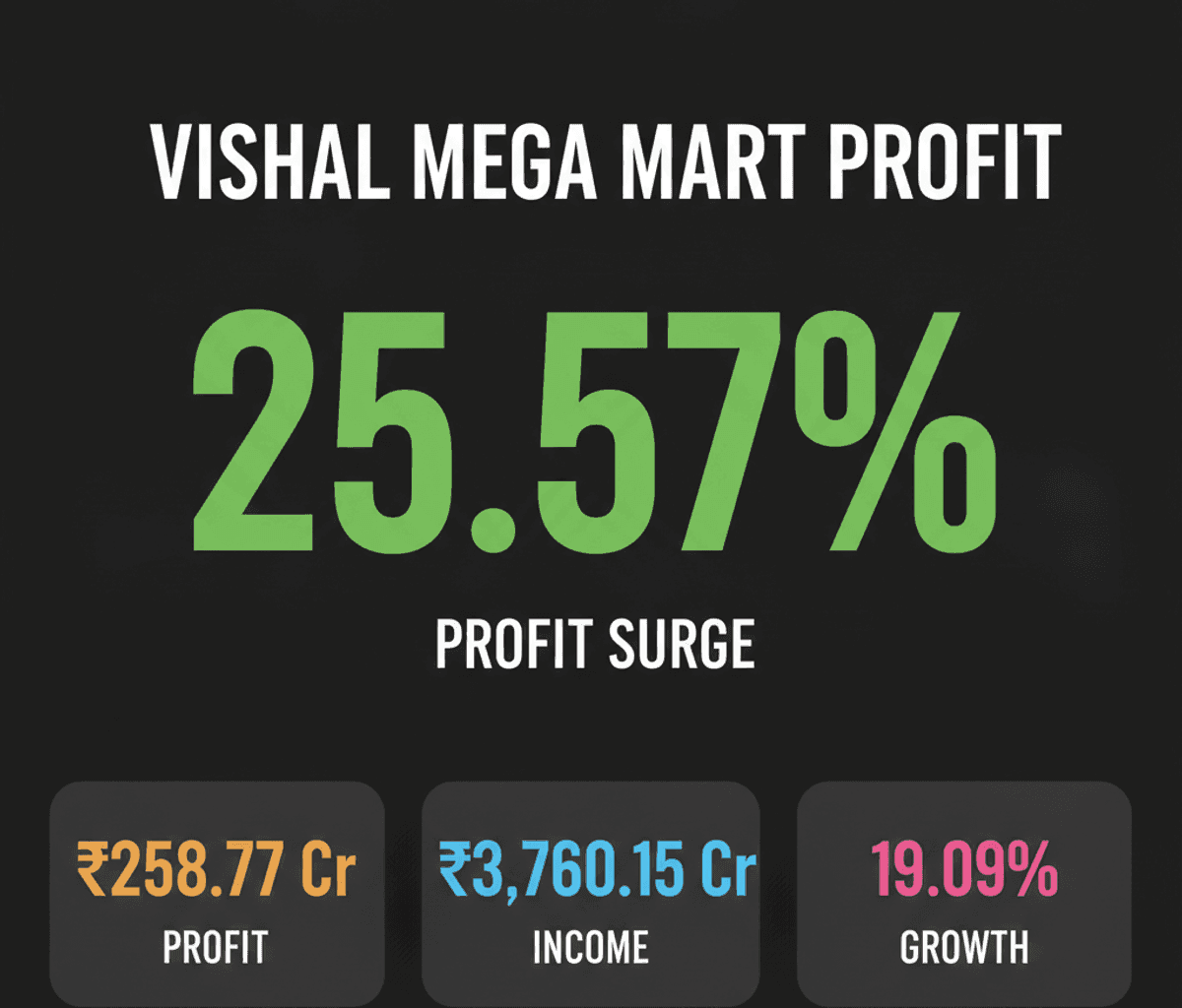 Vishal Mega Mart Profit Jumps 25%, Bajaj & HDB Raise Capital