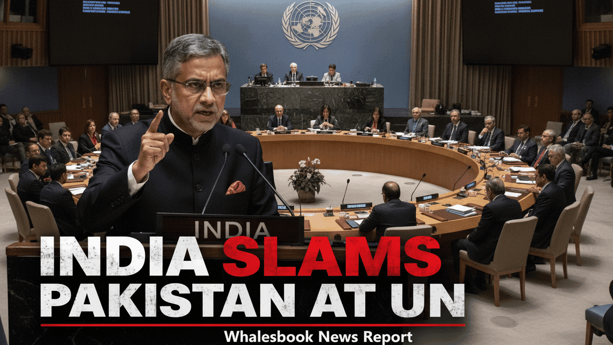 India Rejects Pakistan’s Kashmir Claims at UN, Cites POK Abuses