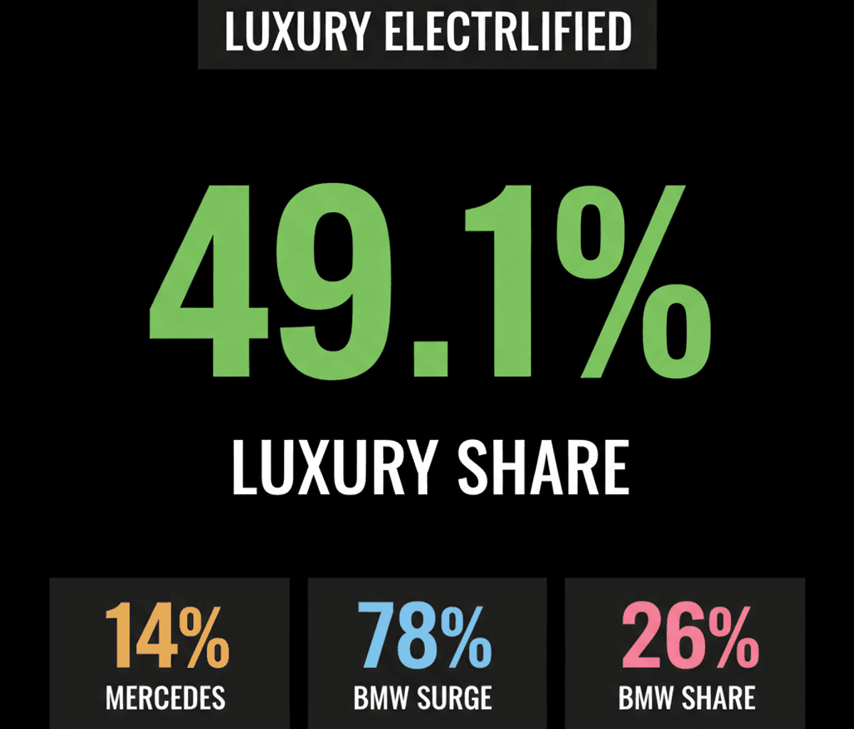 India’s Luxury Car Market: EVs Hit 49.1% Share
