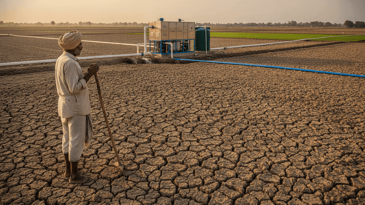 India’s Agriculture Faces Severe Water Crisis: Treated Wastewater Solution