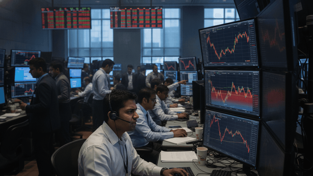 Indian Stocks Fall 5 Days Straight: Oil Prices & FII Outflows Hit Market