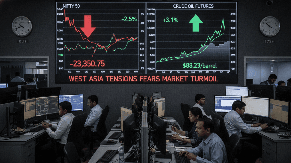 Nifty 50 Tests 23,600 Support Amidst West Asia Tensions
