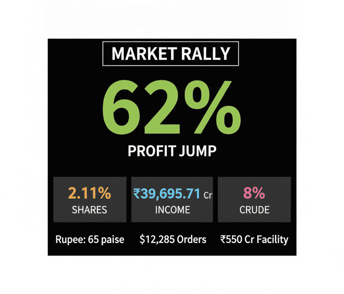 Indian Markets Surge: Oil Dips, Rupee Strengthens, Canara Bank Soars