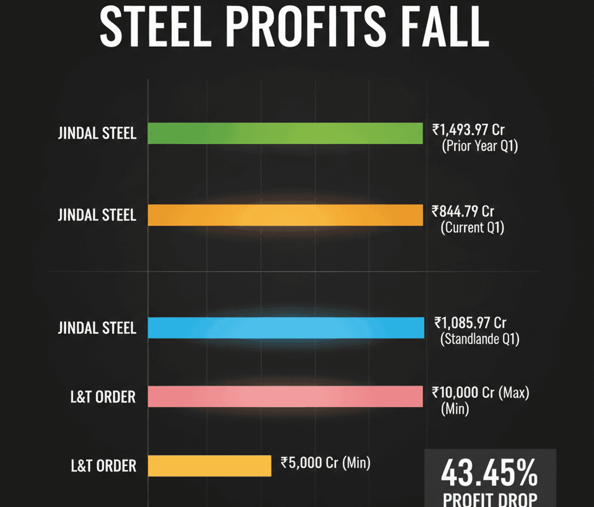 L&T Secures Major Mumbai Housing Project; Jindal Steel Q1 Profit Drops