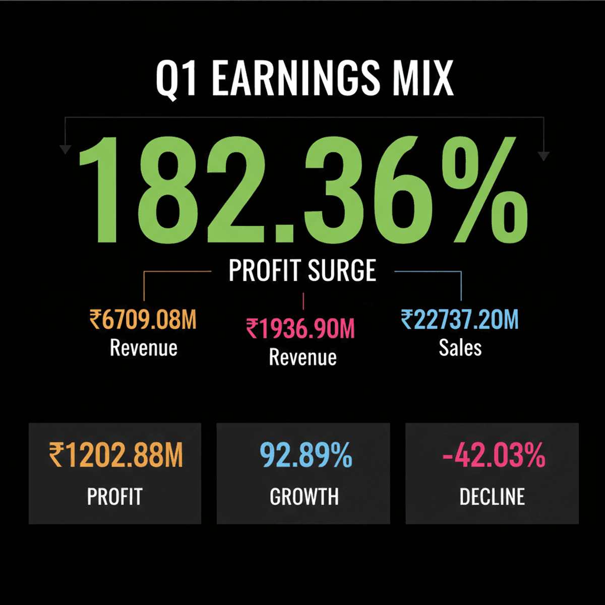 Indian Q1 Earnings: Profit Surges & Declines Revealed