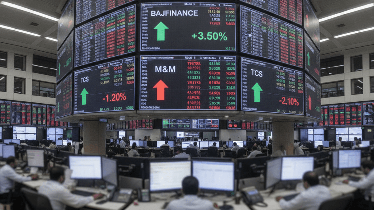 Top Gainers & Losers: Nifty Edges Up as NBFCs and Auto Stocks Surge, IT Services Drag | 31 Jul 2026, 12:00 PM IST