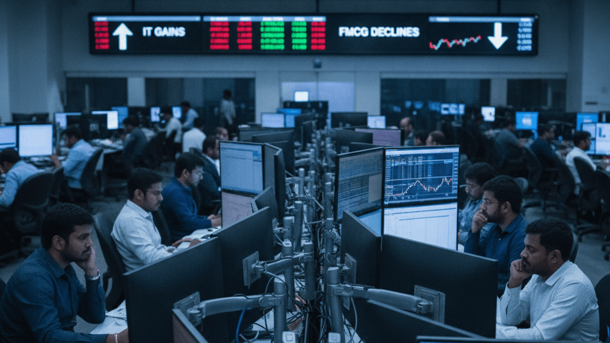 Top Gainers & Losers: Nifty Edges Up; IT Stocks Lead Gainers, FMCG Drags Market | 28 Jul 2026, 12:00 PM IST