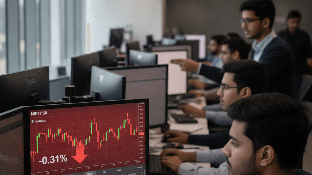 Closing Bell: Nifty 50 Dips 0.31% as Indian Equities Close Lower; Financials See Mixed Day | 27 Aug 2026, 03:45 PM IST