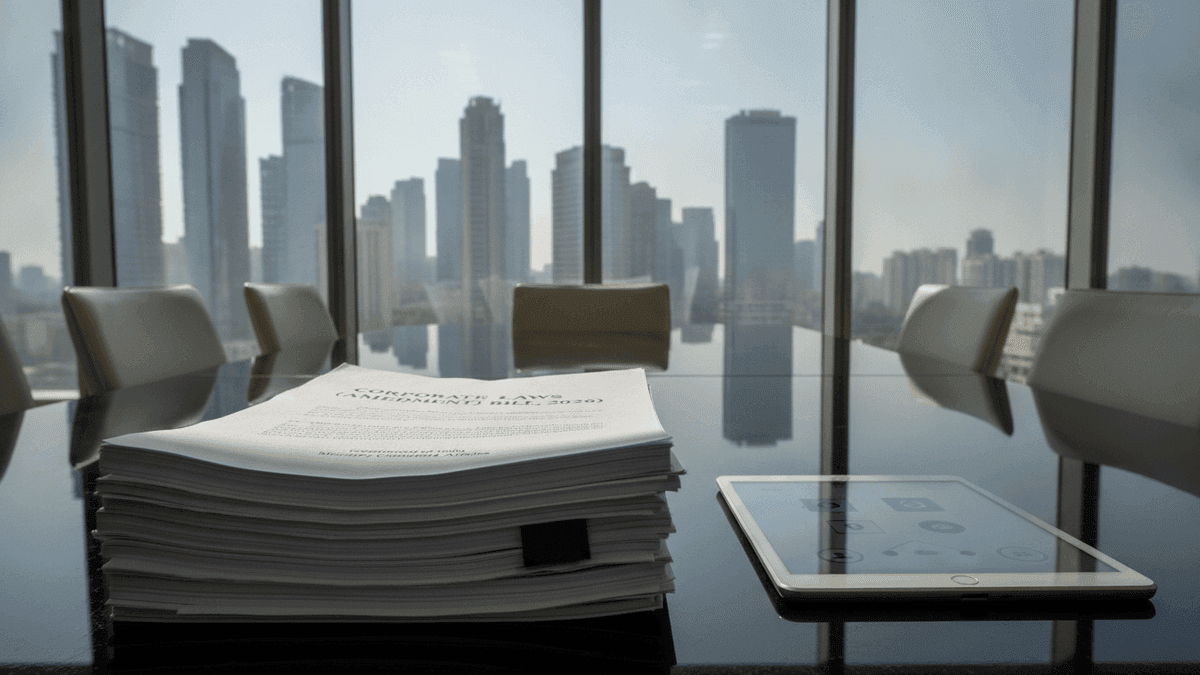 India Corporate Law Overhaul: Boost for Global Attractiveness