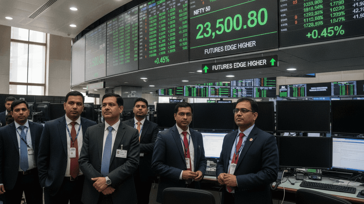 Nifty Flat with Positive Bias: August Futures Rise