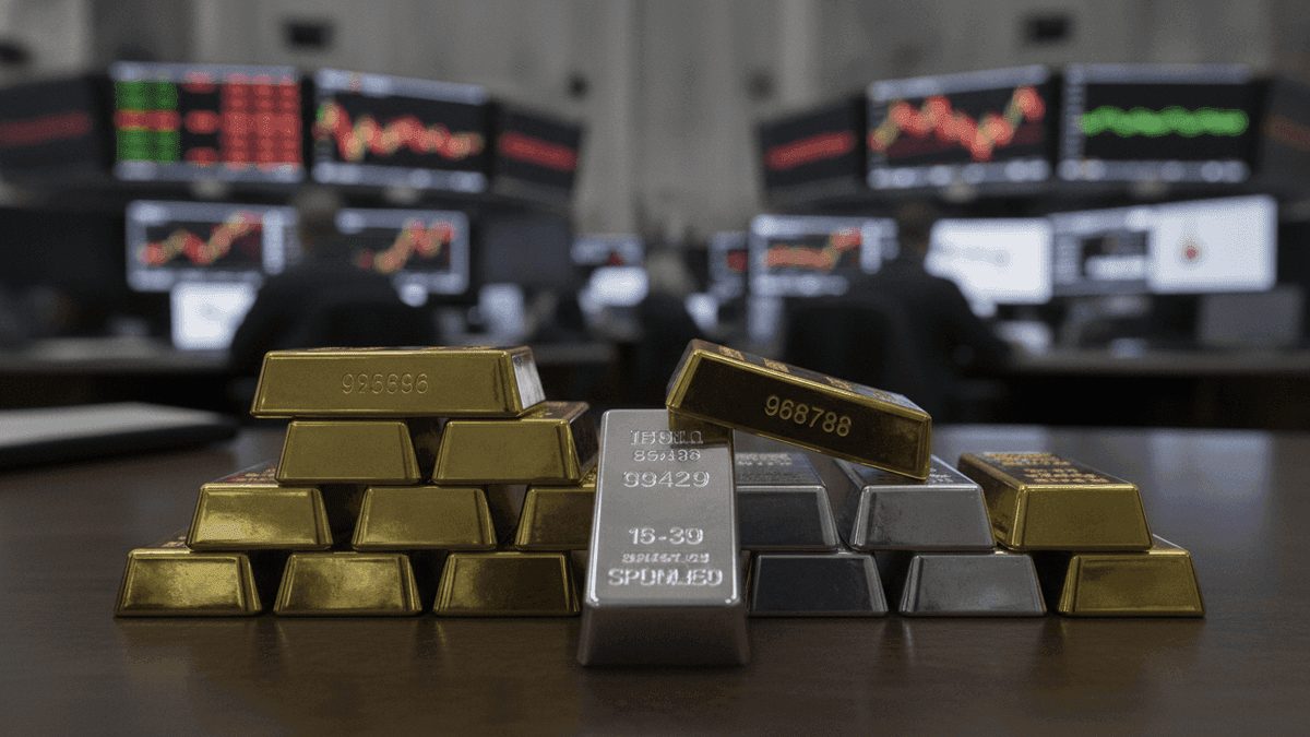 Gold, Silver Prices Dip on Profit-Booking, Stronger Dollar