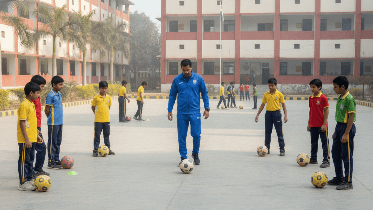 AIFF & Ryan Group Launch School Football Programme in India