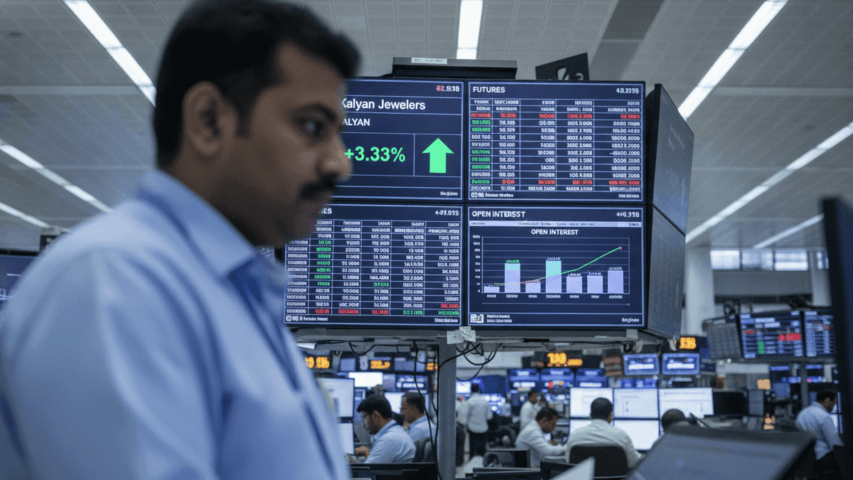 Kalyan Jewellers Shares Surge on Futures Buildup