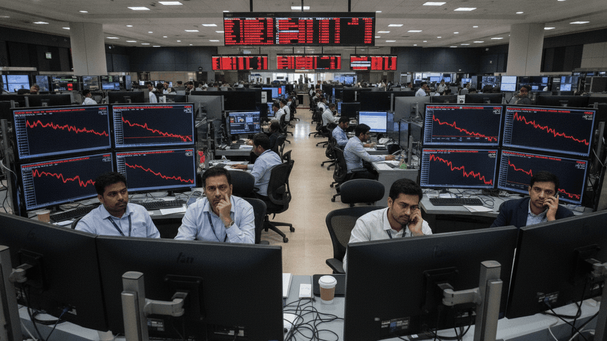 Sensex Drops 456 Points: Financial Stocks Lead Market Decline