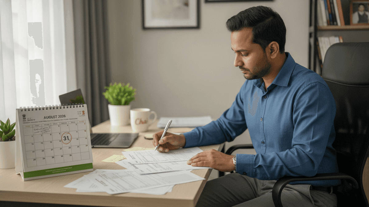 ITR Deadline: Aug 31, 2026 for Freelancers & Small Businesses