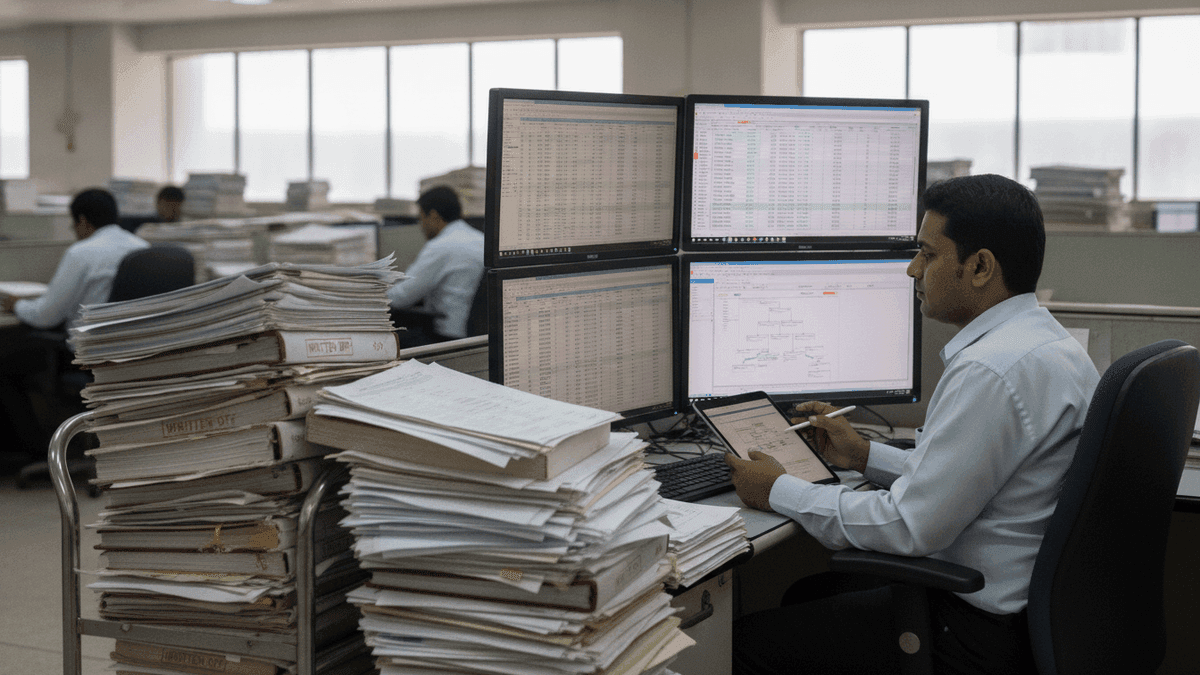 Indian Banks Wrote Off ₹9.95 Lakh Crore in Corporate Loans