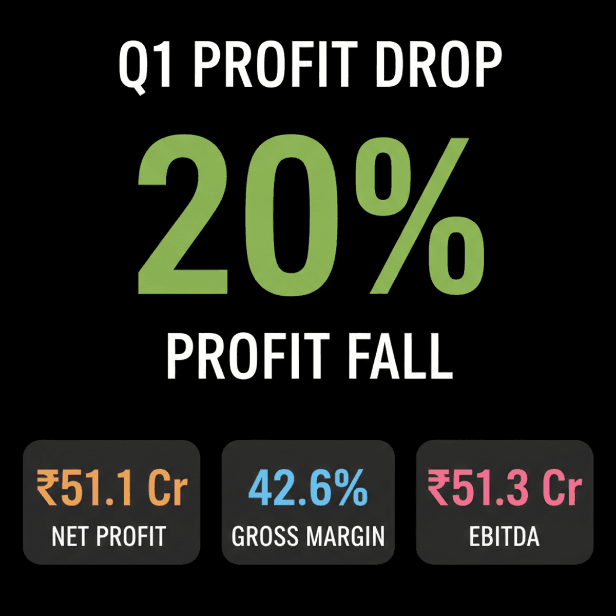 Triveni Turbine Q1 Profit Drops 20%, Shares Fall 8%
