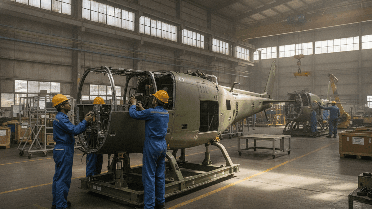 BEML Bags Rs 184 Cr HAL Order for LCH Aerostructures