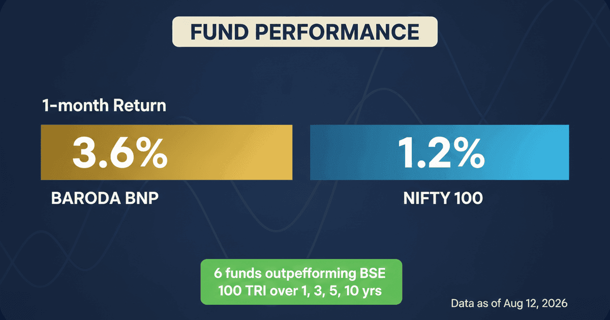 Baroda BNP Paribas Fund Leads Large-Cap Returns