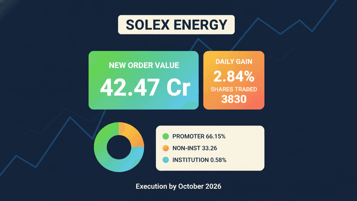 Solex Energy Secures Rs 42.47 Cr Solar PV Module Order