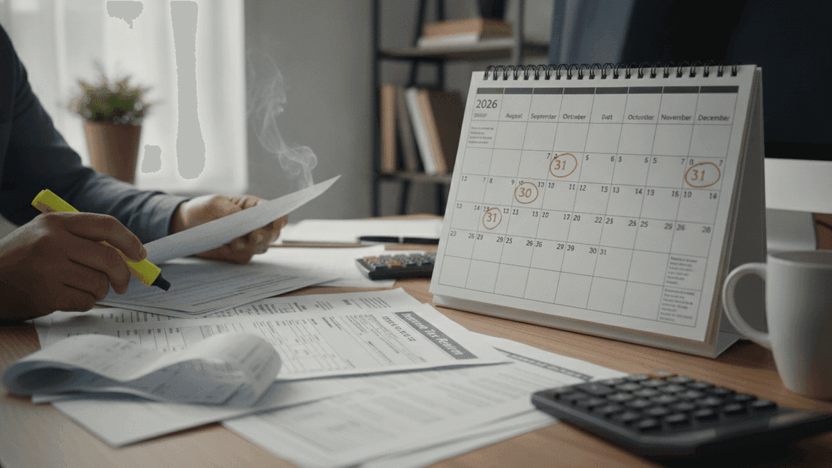 India Income Tax Deadlines: Aug-Dec 2026