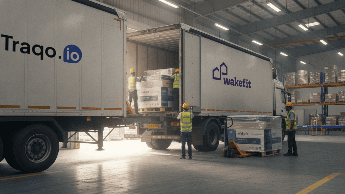 Wakefit Partners with Traqo to Digitize Logistics