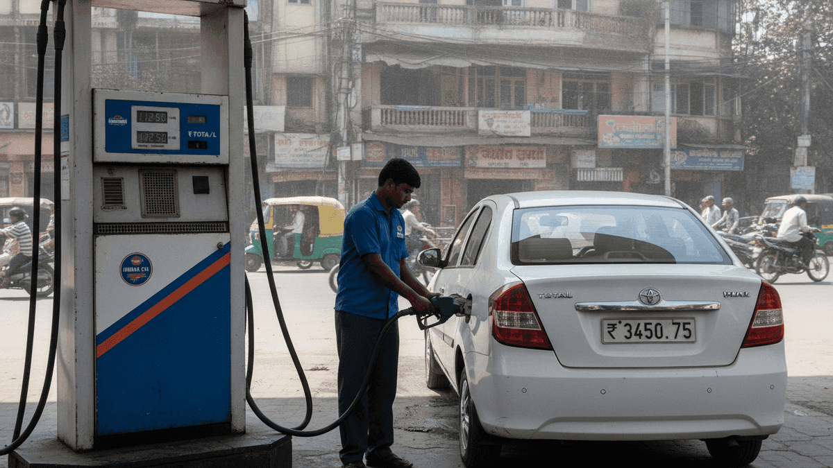 India Fuel Prices Steady: Windfall Tax Cut Amid Global Crude Rise