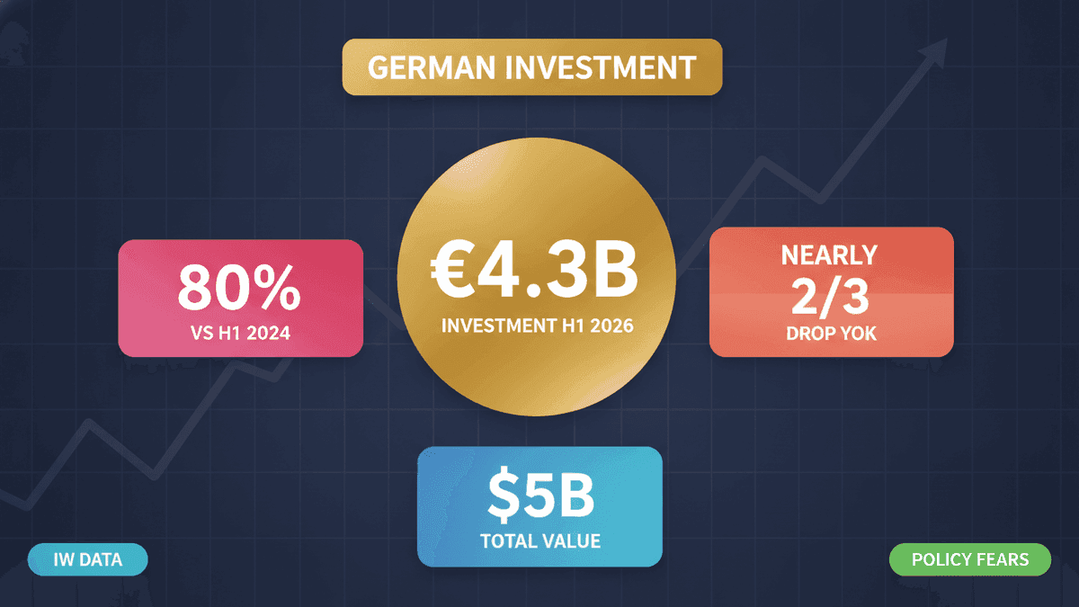 German Investment in US Dives to 3-Year Low Amid Policy Fears