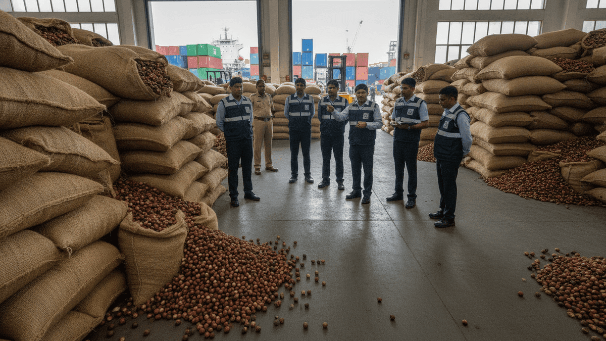 DRI Busts Rs 2,500 Crore Areca Nut Import Scam