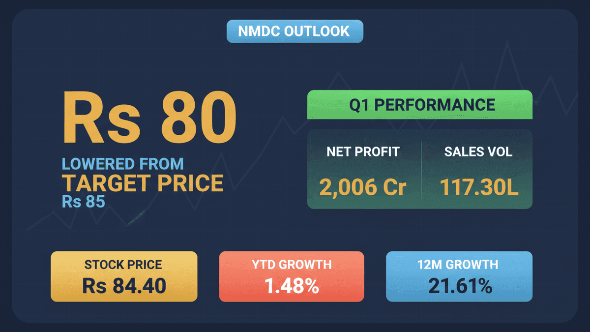 NMDC Target Cut to Rs 80 by Citi Amid Cost Overruns