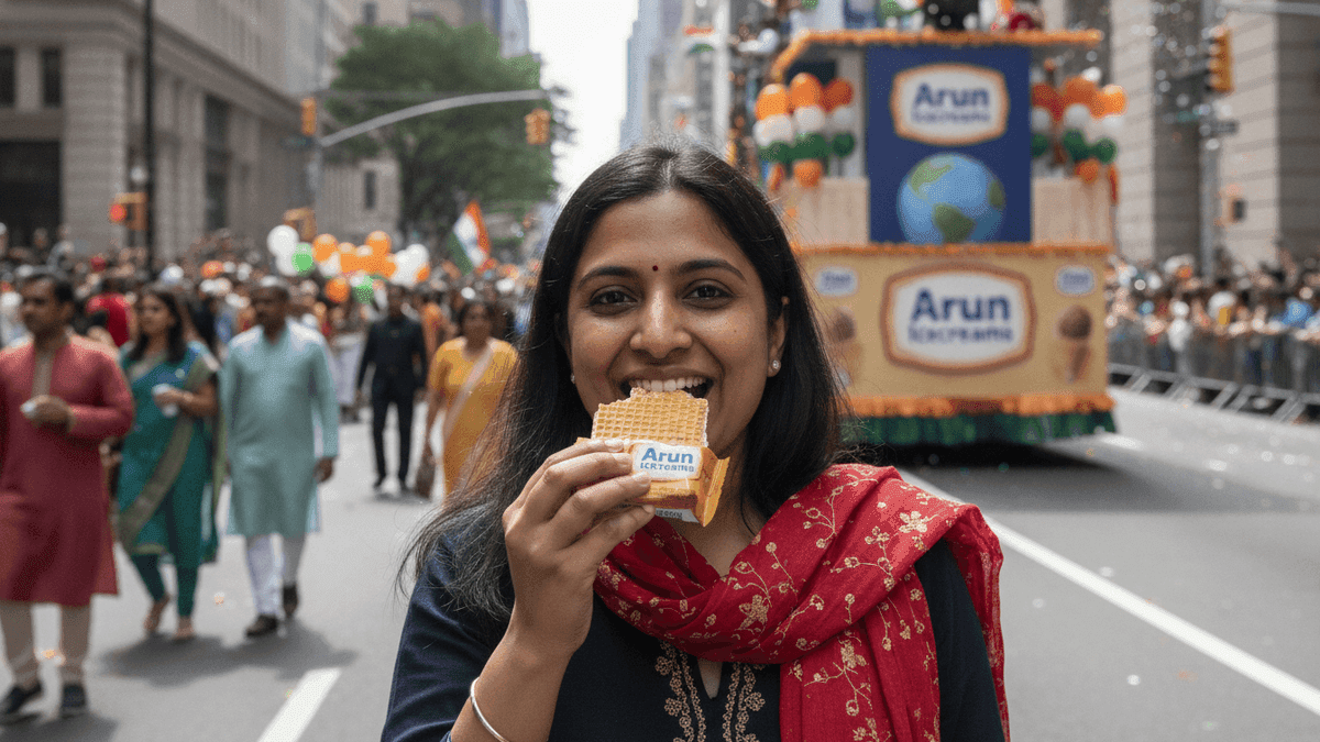 Arun Icecreams Launches in US at New York India Day Parade