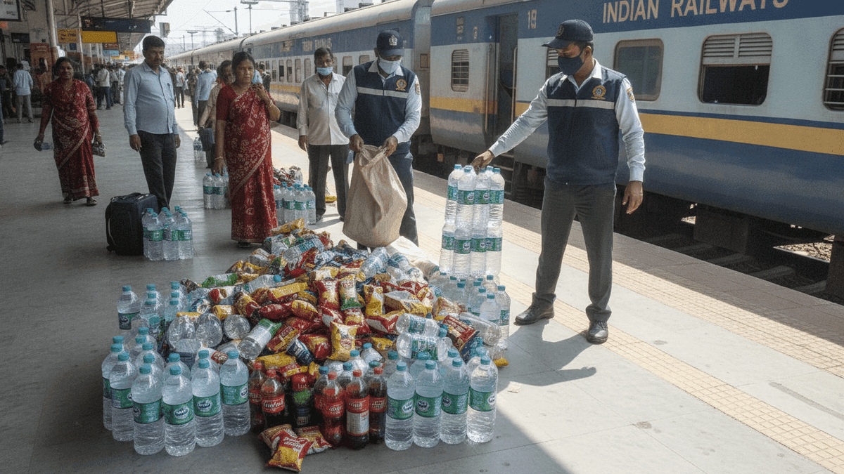 IRCTC Bans Unapproved Food & Drinks on Indian Trains