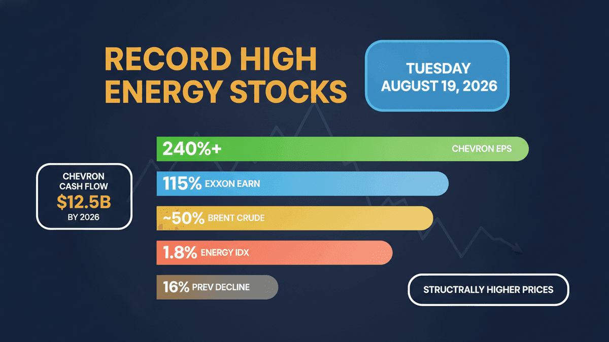 Energy Stocks Surge to Record High on Rising Oil Prices