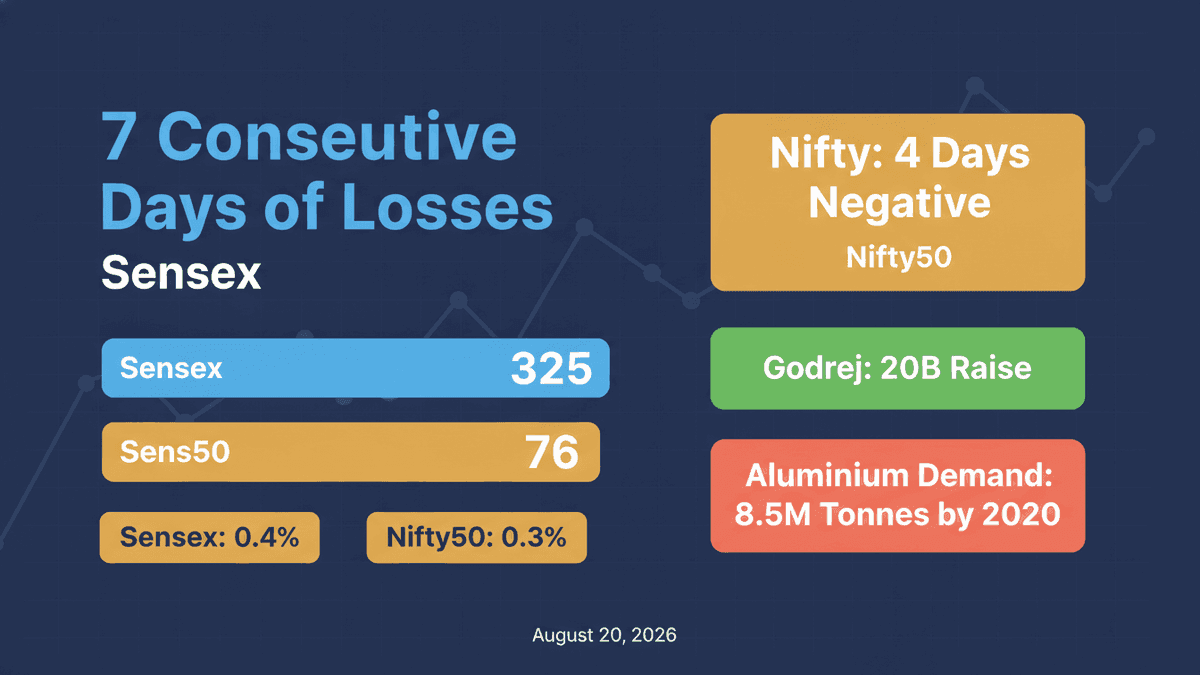 Indian Stocks Decline: Sensex & Nifty Extend Losses Amid Global Sell-off