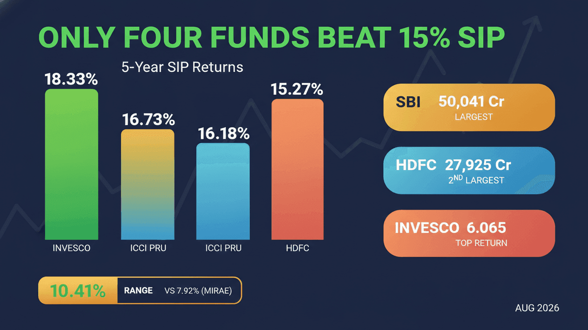 Focused Funds: Only 4 Beat 15% SIP Returns in 5 Years