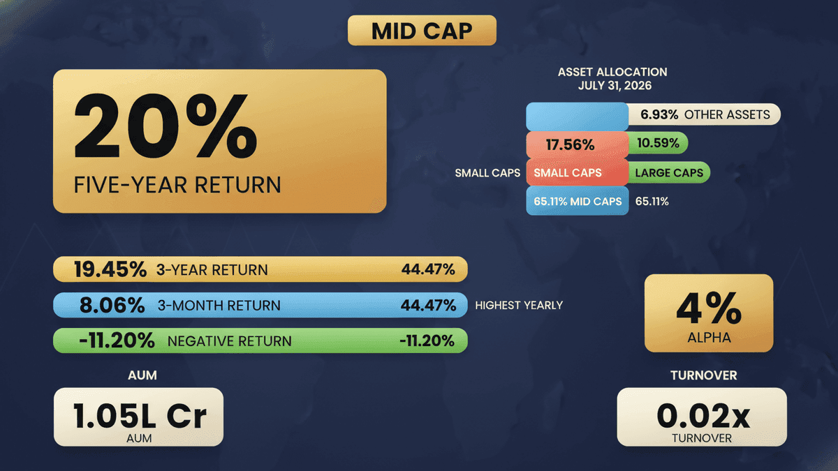 HDFC Mid Cap Fund: Stellar 20% 5-Year Return & Outperformance