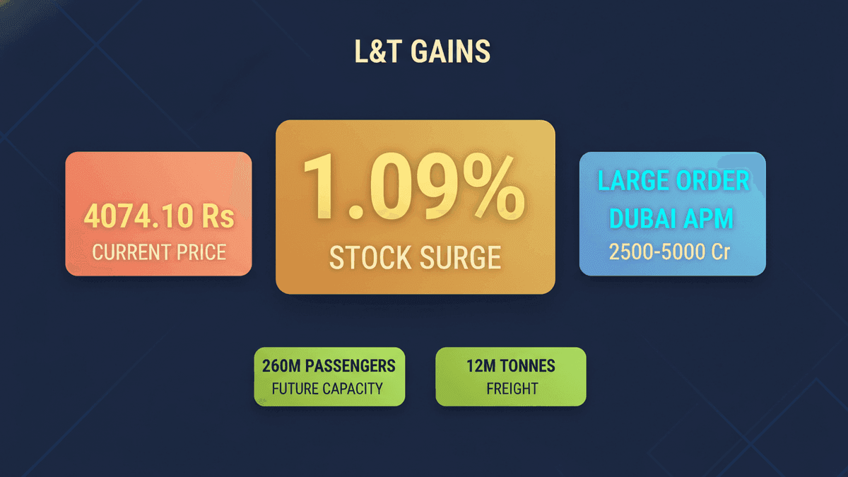 L&T Shares Soar on Major Dubai Airport APM Contract