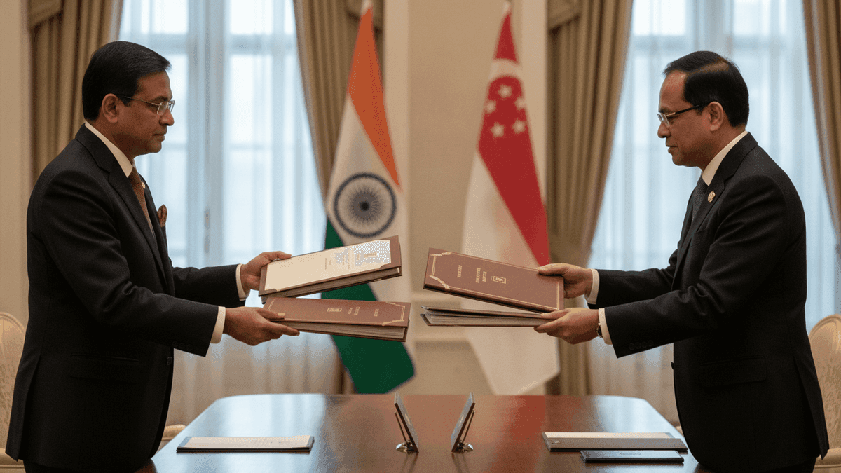 India-Singapore Strengthen Ties with New Pacts