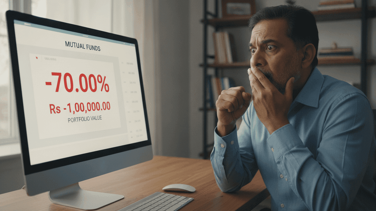 HDFC Securities NAV Glitch: Investors Face Up to 70% Loss Display