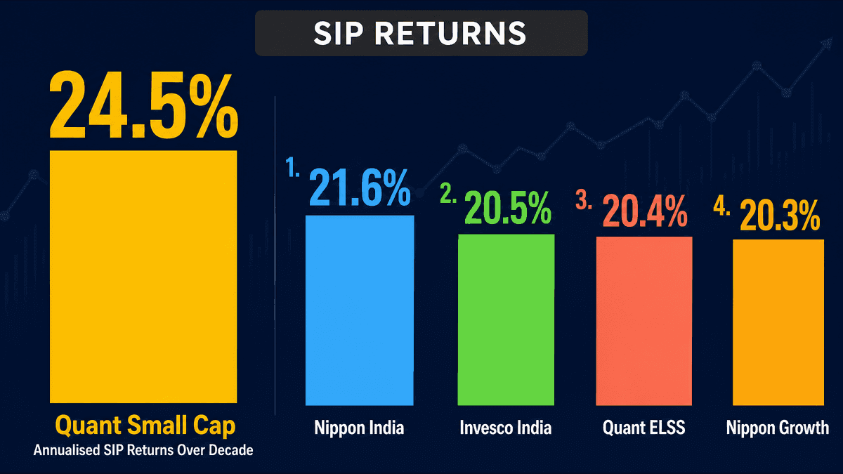 Indian Small-Cap Funds: Stellar SIP Returns Over 10 Years