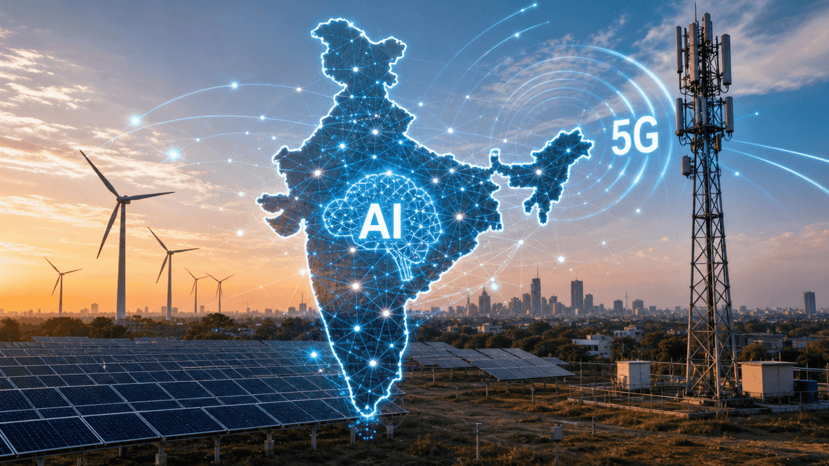 India’s AI Boom: Clean Energy & 5G Powering Growth