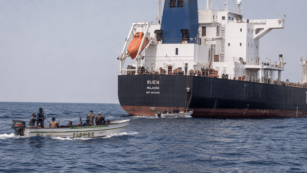 Somali Piracy Surges: 22 Indian Sailors Held Amidst West Asia Conflict