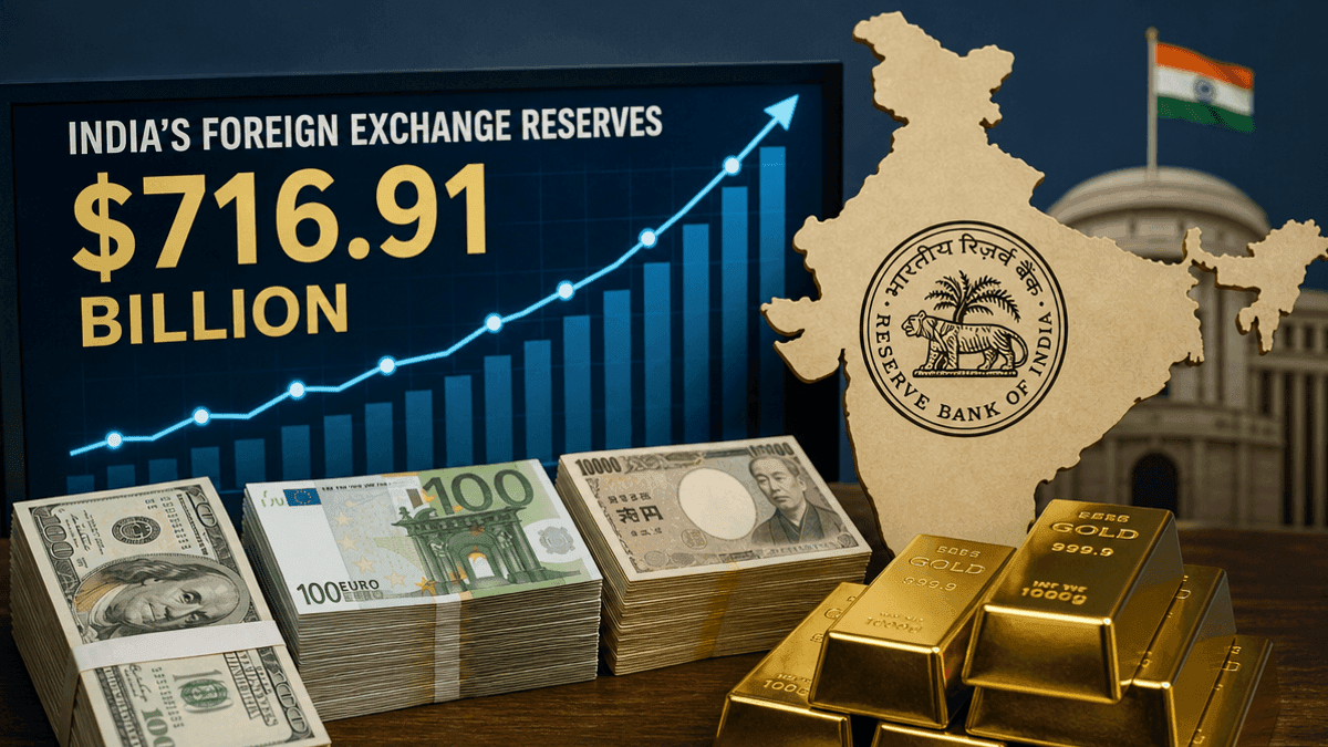 India’s Forex Reserves Hit $716.91 Billion: RBI Action Drives Surge