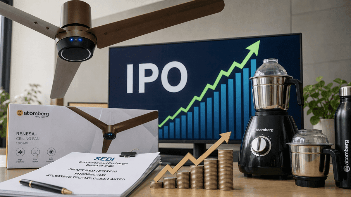 Atomberg IPO: Rs 450 Cr Fresh Issue Filed for Expansion