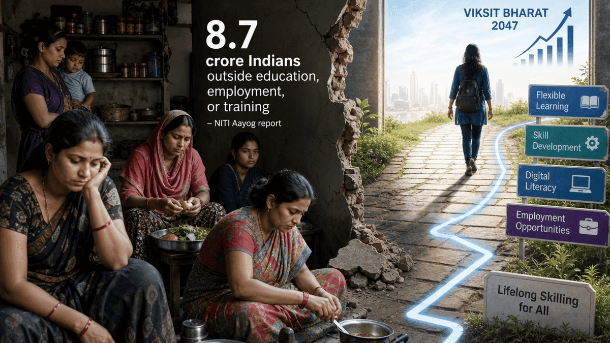 8.7 Crore Indians Out of Education, Work: NITI Aayog Report