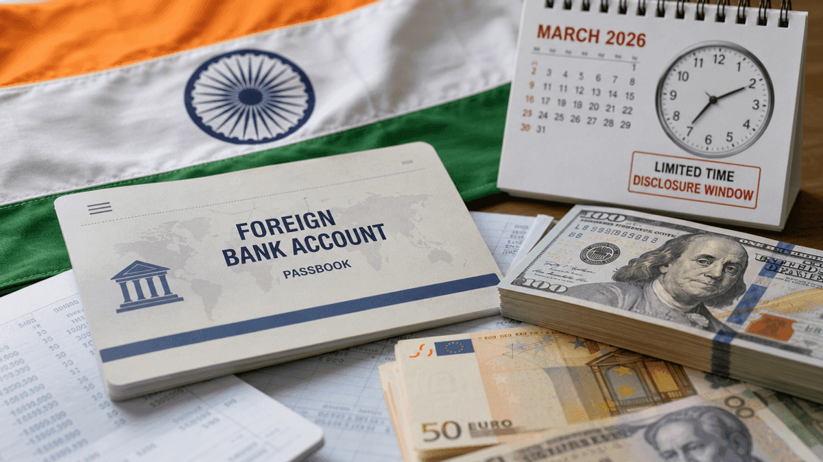 India Tax Amnesty: Declare Foreign Accounts by Dec 31, 2026