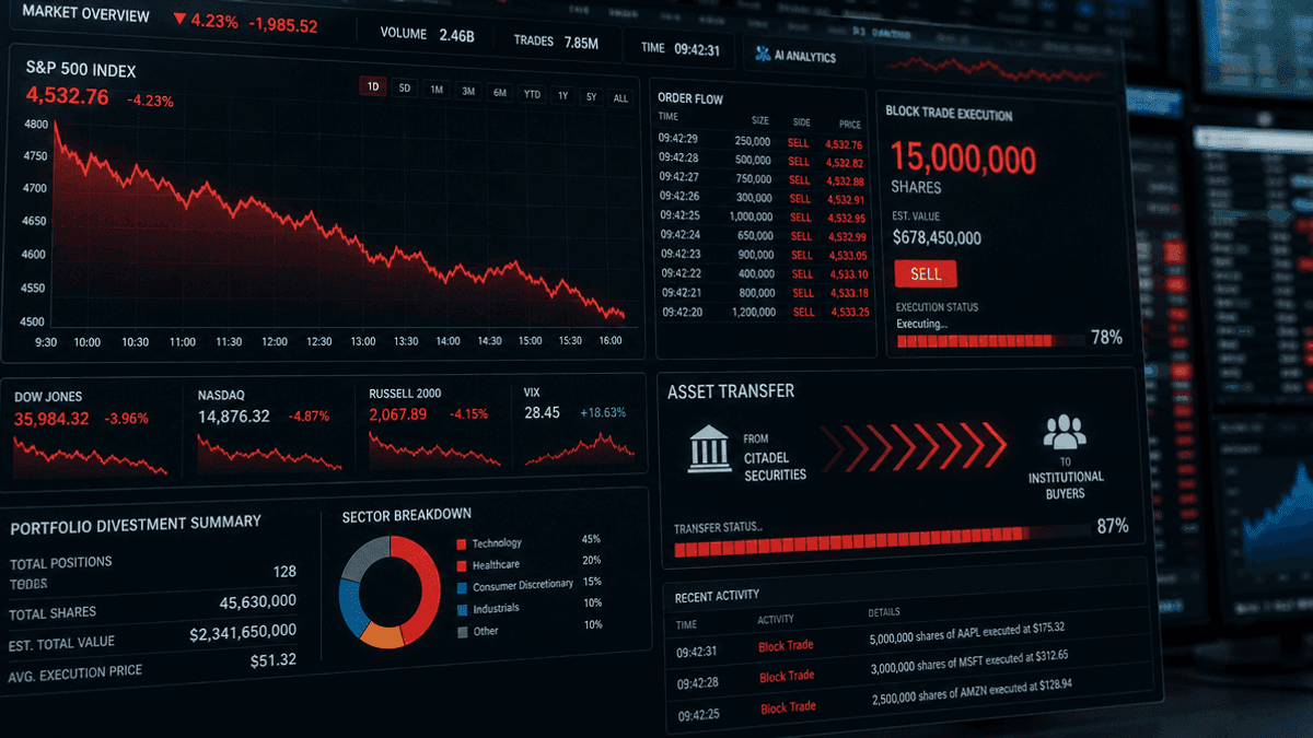 Citadel Sells 80% of AI Bets After Tech Losses